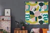MuchoWow® Wandteppich Wandbehang Erdbeere - Formen - Muster Produktbild-Vorschau 5