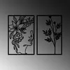 Wallity, Flower- SKL2481, Schwarz, Sonstige Produktbild-Vorschau 4