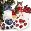 TOPANBIETER 999 Weihnachtsstrumpf rot Tierpfote Weihnachten Produktbild-Vorschau 8