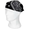 Bandana MFH, czarno-biała, ok. 55 x 55 cm, bawełna Podgląd zdjęcia produktu 3