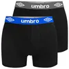 Umbro 4-Pack - Boxer in cotone da uomo in nero, Xl Anteprima dell’immagine prodotto 4