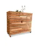 Multibox Hochbeet Holz 92x32x80cm mit Stauraum & Rollen Produktbild-Vorschau 10
