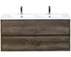 Sanox Badmöbel-Set Porto BxHxT 121 x 57 x 51 cm Frontfarbe Produktbild-Vorschau 1