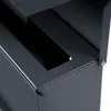 A close-up view of a dark gray metal mailbox slot. Náhľad obrázku produktu