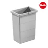 A light gray trash can insert with a red Hailo logo in the upper right corner. Náhled obrázku produktu