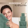 Hausfelder Handtücher Premium Handtuch Set (Hellgrün, 4 Produktbild-Vorschau 4