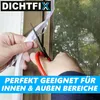 Hands cutting a sealing strip with scissors, with a window in the background. Anteprima dell’immagine prodotto