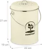 Relaxdays Komposteimer Küche 5,5 Liter, Mülleimer mit Produktbild-Vorschau 4