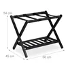 Relaxdays Portavaligie pieghevole, set da 2, legno, A x L x Anteprima dell’immagine prodotto 4