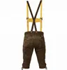 Trachtenlederhose Herren Kniebund Lederhose mit Produktbild-Vorschau 4