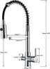 Keukenmengkraan Ari Solid Spring, met aansluiting voor Productafbeelding-voorbeeld 2