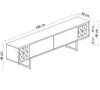 Skye Decor, Chrome Line - Anthracite, Noir, Meuble TV, Voir les images du produit 8