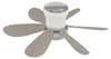 Mini stropný ventilátor s LED osvetlením a diaľkovým Náhľad obrázku produktu 3