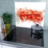 Spritzschutz Herdabdeckplatte Schneidebrett aus Glas Text Produktbild-Vorschau 3