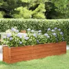 vidaXL Lit surélevé Rouillé 240x40x45 cm acier corten Voir les images du produit 2