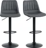 HOMCOM 2er Set Barhocker 91-111 cm Höhenverstellbarer Produktbild-Vorschau 1