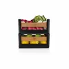 Two stacked storage crates filled with produce. Produktbild-Vorschau