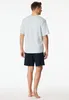 Schiesser heren pyjama, korte mouwen, V-hals - Pyjama set Productafbeelding-voorbeeld 6