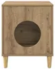 vidaXL Domek dla kota rękodzieło dąb 42,5 x 40 x 53 cm Podgląd zdjęcia produktu 5