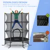 HOMCOM Kinder Trampolin Ø163 cm, Trampolin für Kinder 3-10 Produktbild-Vorschau 4