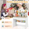 Dětský psací stůl COSTWAY, dětský psací stůl se zásuvkou, Náhled obrázku produktu 6