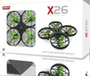Syma X26 Vyhýbání se překážkám RC dron 2,4Ghz bez hlavy Náhled obrázku produktu 13