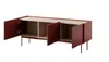 TV-Schrank : Korpus und Front: Ziegel, Linea-Eiche TOP, 144 Produktbild-Vorschau 4