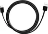 A black USB-C to USB-A cable coiled on a white background. Náhľad obrázku produktu