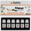 Esenciální olej - sada 6 ks. 10ml Ruhhy 21939 Náhled obrázku produktu 2