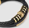 SERASAR | Bracciale in pelle per uomo [Shine] in acciaio Anteprima dell’immagine prodotto 8