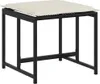 vidaXL 9-tlg. Garten-Essgruppe mit Kissen Schwarz Poly Produktbild-Vorschau 7