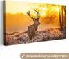MuchoWow® - Leinwandbilder - Hirsche - Tiere - Produktbild-Vorschau 1