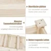 Collage of images showing details of a wooden raised garden bed. Anteprima dell’immagine prodotto