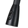A close-up view of the spray head of a black kitchen faucet. Produktbild-Vorschau