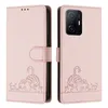 Leder Hülle für Xiaomi 11T/Xiaomi 11T Pro Süße Katze Flip Produktbild-Vorschau 2