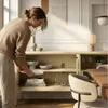 Vitrínová komoda „Klippestad“ s 3 dverami, oceľ, 118 x 35 x Náhľad obrázku produktu 9