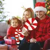 Weihnachtskissen mit Zuckerstangen-Pfefferminzmotiv, Produktbild-Vorschau 4