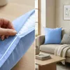2er Pack Kissenbezug 40x40 cm Himmelblau | 100% Baumwolle | Produktbild-Vorschau 3