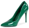 topschuhe24 2664 Damen Spitze Lack Pumps High Heels , Produktbild-Vorschau 2