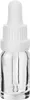 x5 Glasflasche klar 10 ml mit weißer Pipette Miniflasche Produktbild-Vorschau 2