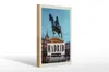 Holzschild Reise 20x30cm Madrid Spanien Pferd Reiter Produktbild-Vorschau 1