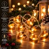LED Lichterkette Herzen 10 LED 165cm Kupfer Warmweiß Produktbild-Vorschau 2