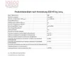 A product data sheet with technical specifications and energy efficiency ratings for a PKM appliance. Produktbild-Vorschau