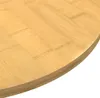 vidaXL Tischplatte Ø60x1,5 cm Bambus Produktbild-Vorschau 2