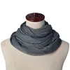 Jersey Stoff Loop Schal Dunkelgrau Produktbild-Vorschau 3