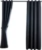 2er Set Verdunkelungsvorhänge Ösen Raffhalter HxB 225x145 Produktbild-Vorschau 2