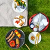 Faltbarer BBQ Grill mit Kühltasche - Ø 28cm Holzkohlegrill Produktbild-Vorschau 10