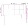 vidaXL Kopfteil mit Ohren Dunkelgrau 83x16x78/88 cm Stoff - Produktbild-Vorschau 13