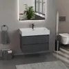 Aqua Bagno Waschbecken 80 im modernen Loft Air Design Eckig Produktbild-Vorschau 7