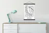 MuchoWow® Textilposter Rostock - Karte - Stadtplan - Produktbild-Vorschau 3